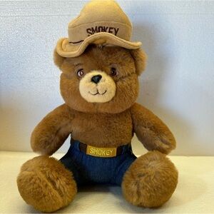Smokey‎ the Bear 🐻Plush EUC by Aurora® Official Wildfire Prevention Symbol 9”